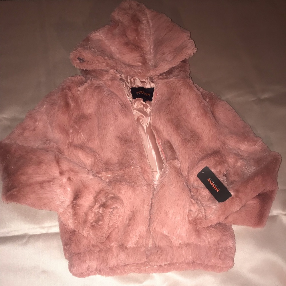 Beautiful blush teddy jacket